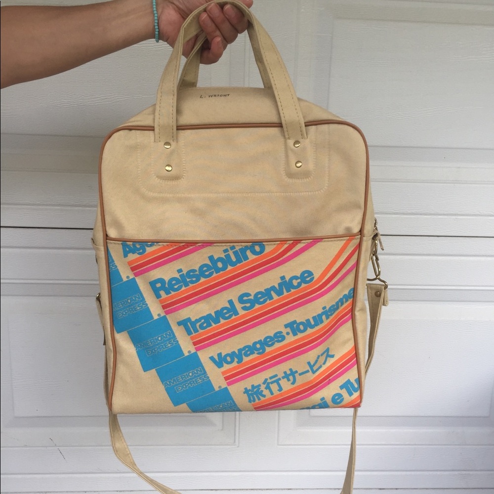 *SOLD* Vintage American Express Travel Bag